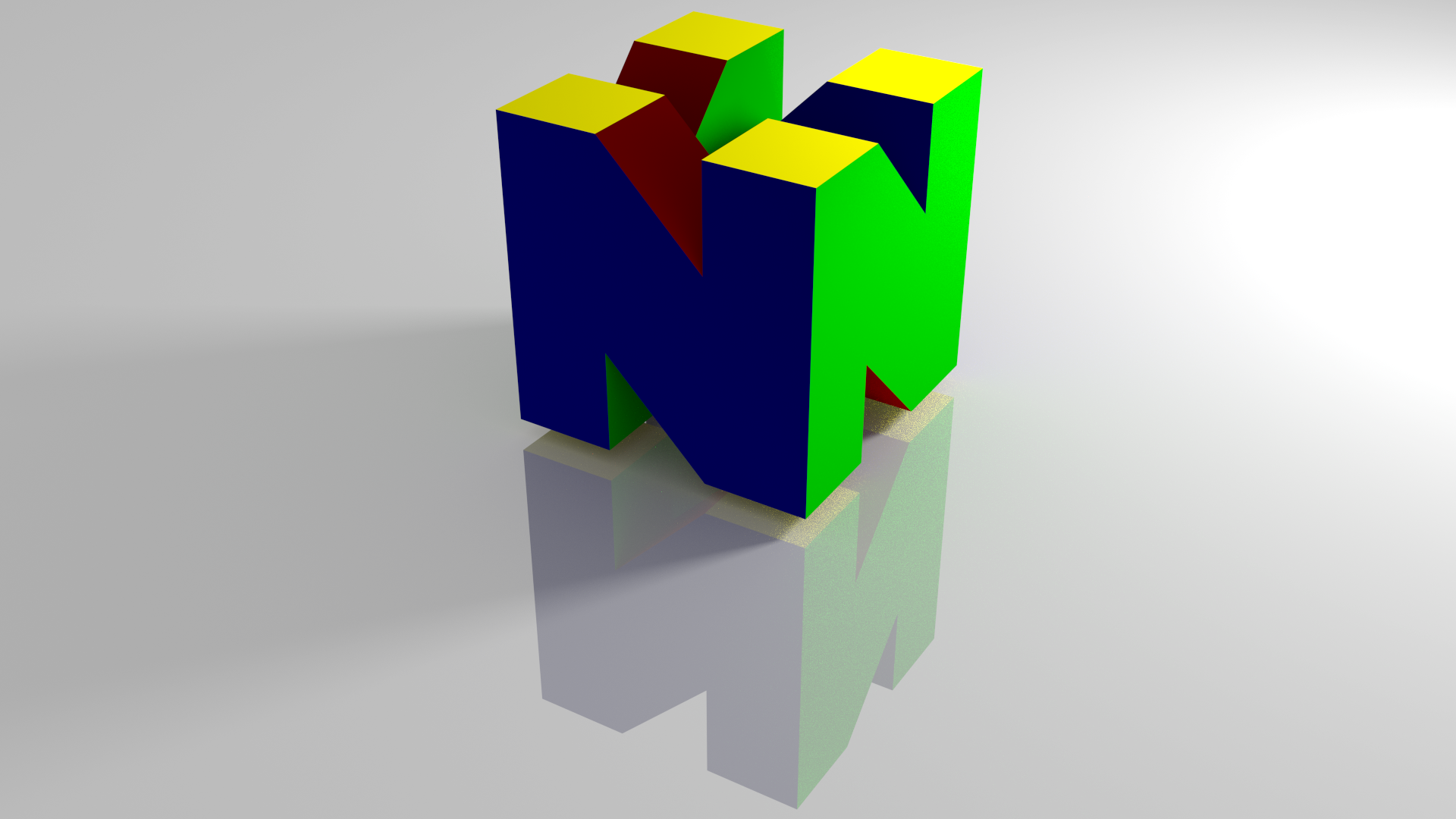 3 d сайт. Нинтендо логотип 3д модель. Кубическая Графика. Нинтендо 64 логотип. N 3д.